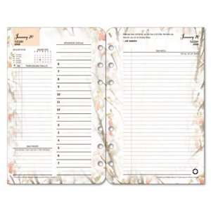  FranklinCovey Blooms Dated Daily Planner Refill, January 