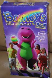 Barneys Great Adventure The Movie VHS Video VINTAGE  