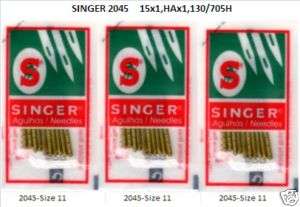 Singer Sewing Machine Ballpoint Needles 2045 11 3pks  