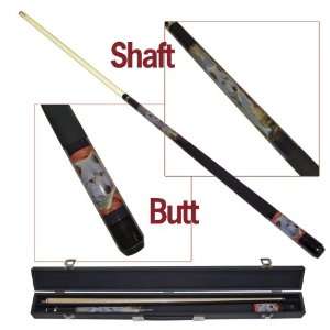   Best Quality White Wolf Billiard Pool Cue with Case 