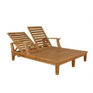  By Anderson Teak Brianna Double Sun Lounger with Arm