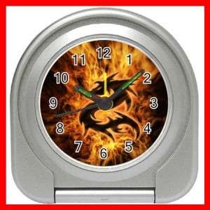 Dragon Fire Flame Myth Fashion Travel Alarm Clock New  