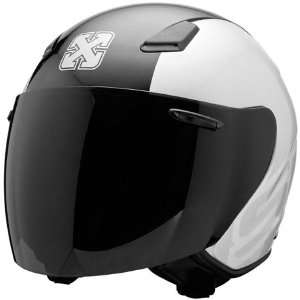  SparX FC 07 Open Face Motorcycle Helmet Retro White 