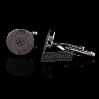   Men`s Wedding Party Gift Square Cufflinks Smooth Cuff Links  