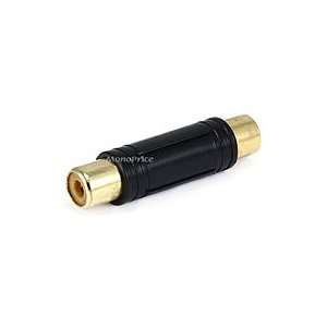  Brand New RCA Jack to Jack Adaptor   Gold Plated L41MM 