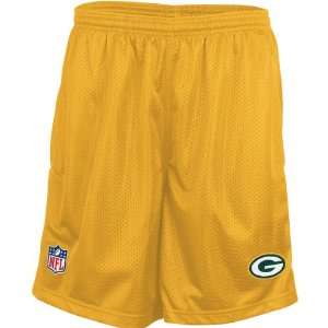  Reebok Green Bay Packers Coaches Sideline Mesh Short Size 