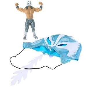  WWE Masked Rey Mysterio w/ Red and Green Mask and Action 