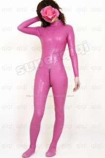 Latex 0.45mm Catsuit suit costume female/male bodysuit  