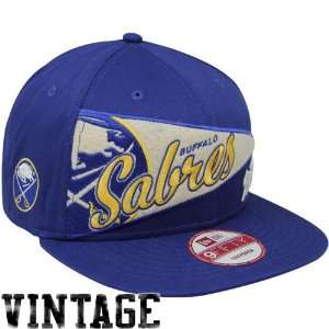   New Era Buffalo Sabres OL Pennant Snapback Adjustable Hat   Royal Blue