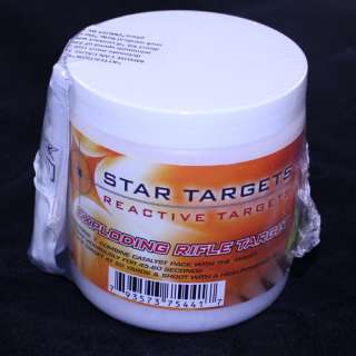 NEW STAR TARGETS REACTIVE 1/2 POUND EXPLODING RIFLE TARGET CANISTER 