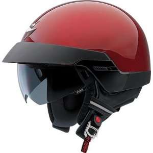  Scorpion EXO 100 Solid Half Helmet Small  Red: Automotive