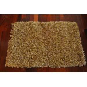  Aude Hand Knotted Wool/Silk Shaggy Rug 