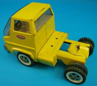   Car Carrier 28 Yellow Steel Toy Truck+Trailer Transporter Set  