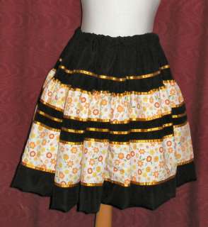 Colombian–Folkloric Traditional Two Tiered Child Skirt  