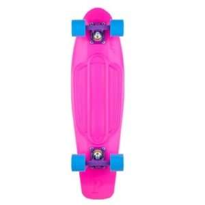   Skateboard   Pink Deck   Purple Trucks   Cyan Wheels Sports