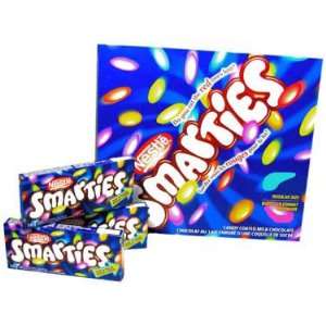 Nestle Smarties, Candy Coated Milk Chocolate, 2 oz boxes, 24 count