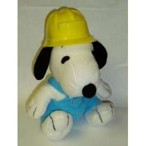  Metlife Peanuts Plush Snoopy   Construction Hard Hat 