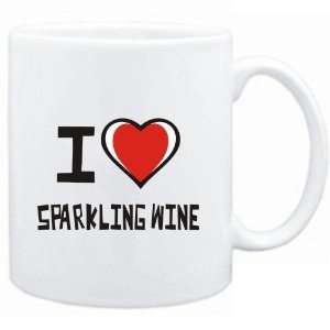    Mug White I love Sparkling Wine  Drinks