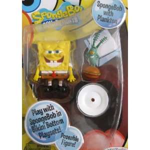     Posable Figure   SPONGEBOB with PLANKTON (2.5 inch) Toys & Games
