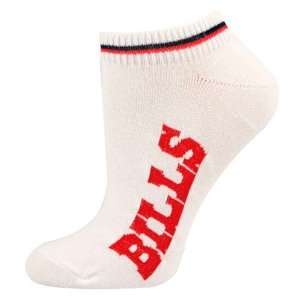   Buffalo Bills White Ladies (529) 9 11 Ankle Socks