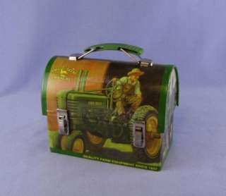 John Deere Lunchbox Dome Lid Box MINATURE Toy Advertizing Collectible 