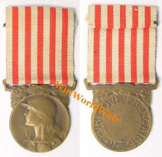 ORIG French War Commemorative Medal Medaille Campaign  