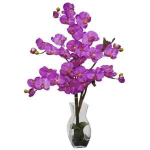    Phalaenopsis w/Vase Silk Flower Arrangement