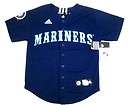 Adidas Seattle Mariners MLB Youth S Baseball Jersey Blu  