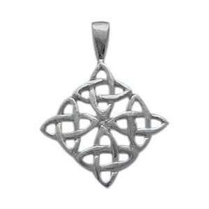  Genuine Traditional Sterling Silver Celtic Knot Pendant 