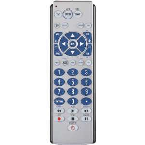  3 device Big Button Universal Remote: Electronics