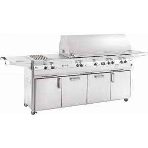   Rotisserie Back Burners and Double Side Burner Liquid Patio, Lawn