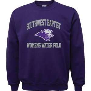   Purple Womens Water Polo Arch Crewneck Sweatshirt
