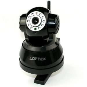  loftek wireless indoor ip cam wifi led remote pan/tilt 