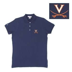    Virginia Womens Pique Xtra Lite Polo Shirt: Sports & Outdoors